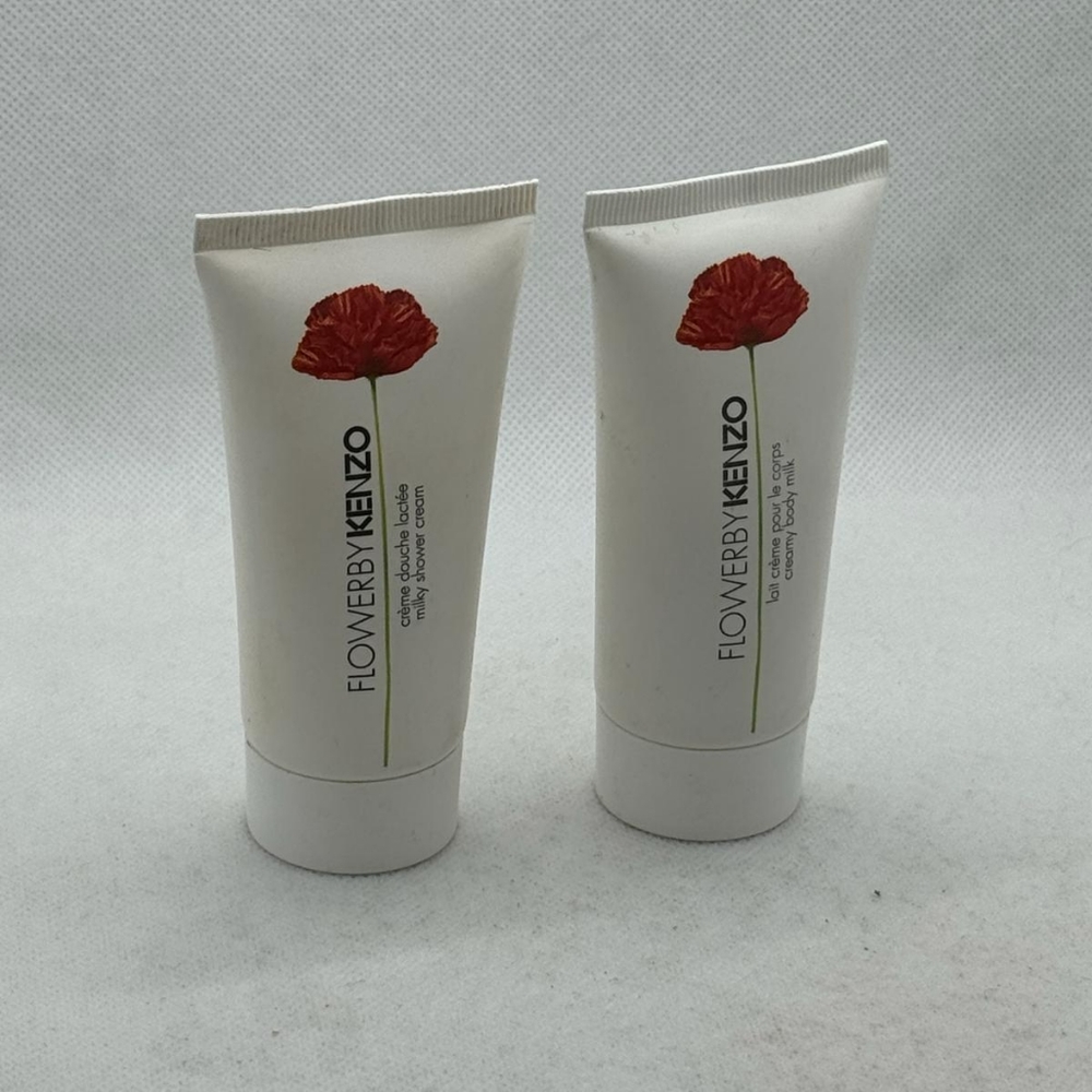 FlowerbyKENZO-Milky shower Cream/Creamy Body Milk set/new without box/50ml e/a